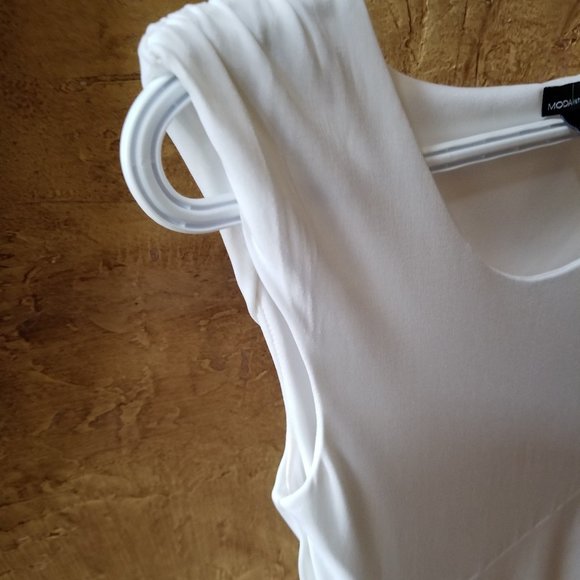 Moda International Victoria's Secret White Ruched Dress - Picture 7 of 10